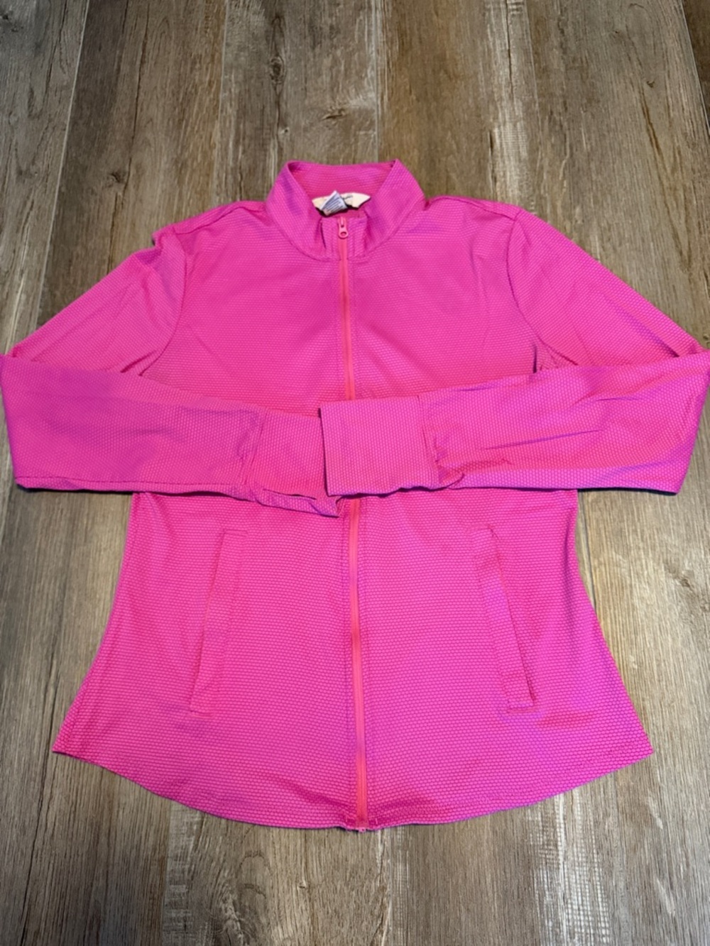 Tommy Bahama Fuscia Pink Zip-Front Jacket